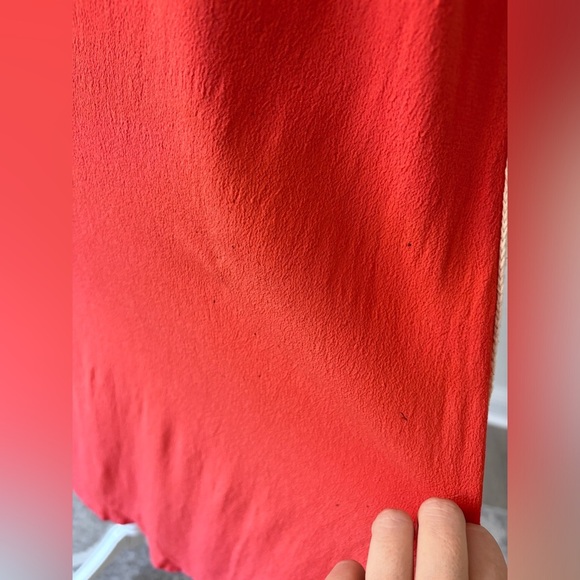 Freeway Coral Lightweight Dress/Coverup With Crochet Detailing - Picture 13 of 13